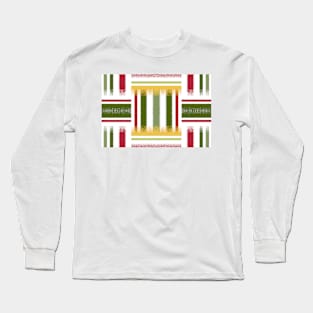 Sprayed Brush Strokes Long Sleeve T-Shirt